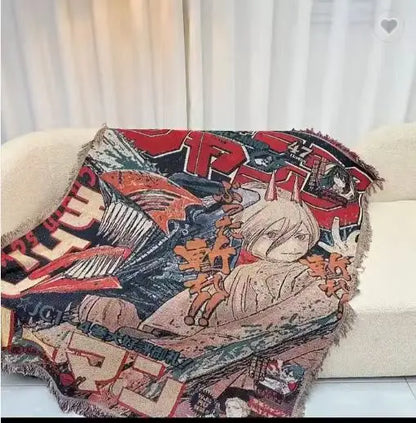 CHAINSAW WOVEN TAPESTRY